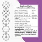 Supersmart Robuvit (Extracto de Roble Francés) 200 mg/día, 60 Cápsulas Vegetales
