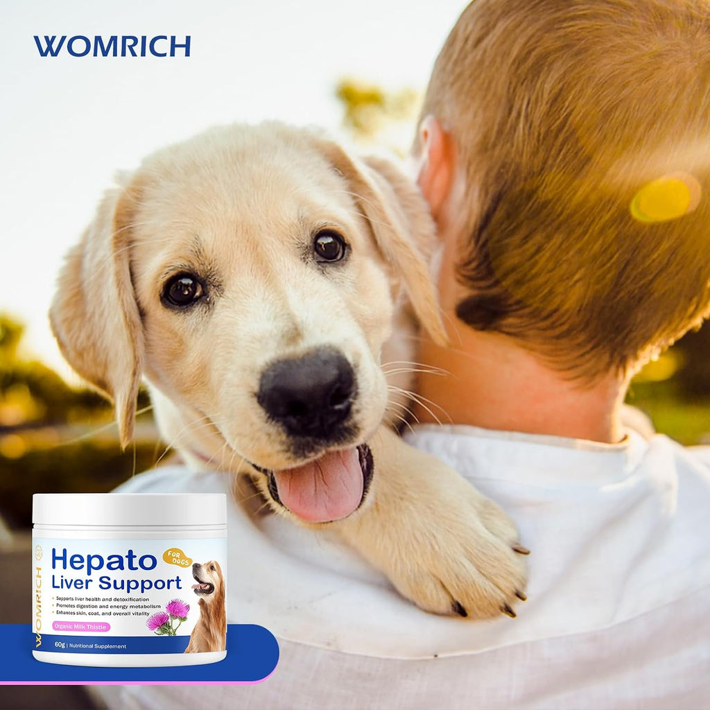 Hepato Liver Support for Dogs – Cardo Mariano con Complejo B (60g)