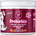 Masticables Probióticos para Perros con 6 Cepas y 30 mil millones UFC, Sabor a Mantequilla de Maní, Apoyo Digestivo Natural, Bocados Blandos