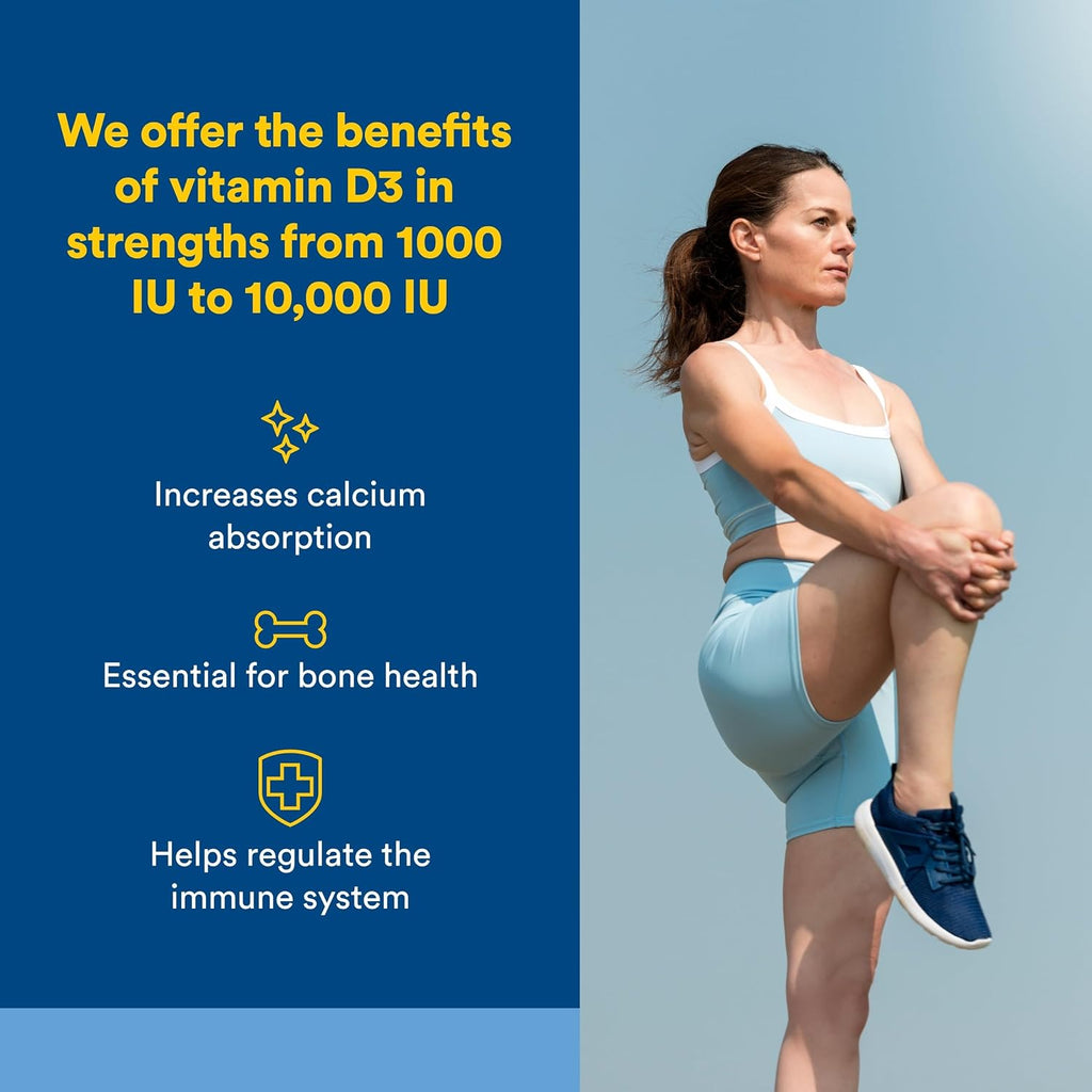 Natural Factors Vitamina D3 1000 IU (25 mcg) - 180 Comprimidos
