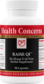 Health Concerns Raise Qi – Fórmula Tradicional China de Astrágalo, Ginseng y Dong Quai – 90 Cápsulas