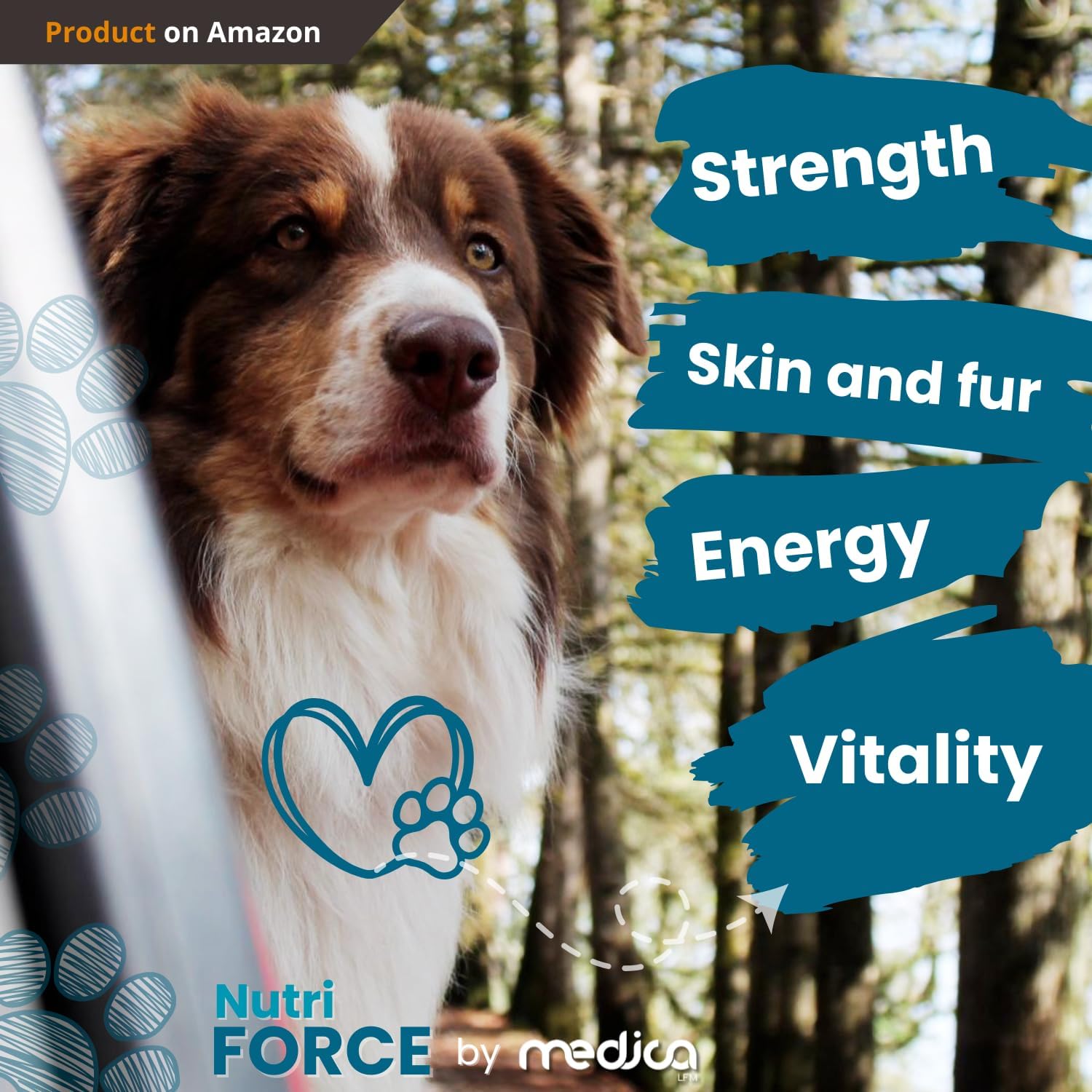 NutriForce 44-in-1 Multivitamínico para Perros - 120 Comprimidos Masticables