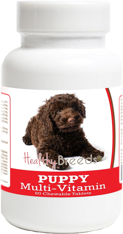 Healthy Breeds Labradoodle Puppy Dog Multivitamin Tablet 60 Count – Image 1