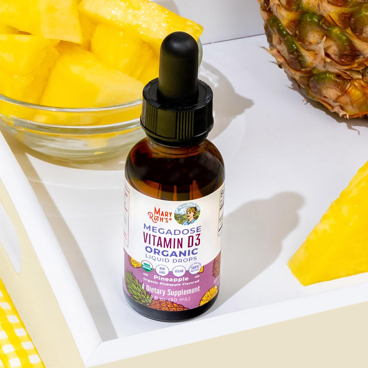 MaryRuth's Vitamina D3 Líquida Orgánica 4000 UI - 30 Dosis