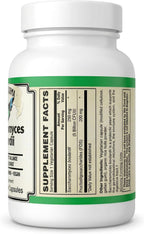 AlchePharma Saccharomyces Boulardii - Probiótico con 5B UFC y FOS Prebiótico