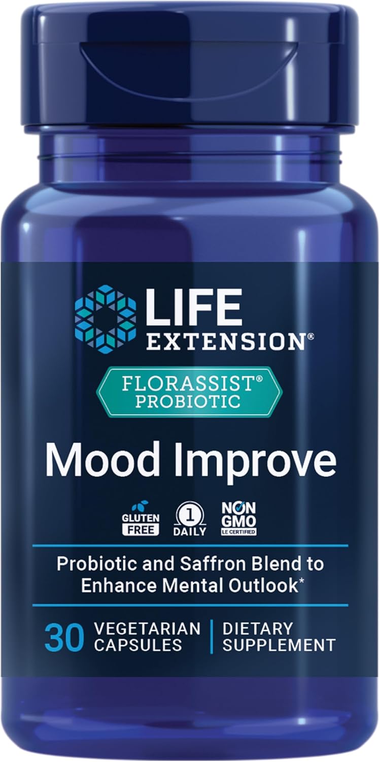 Life Extension FLORASSIST® Probiótico Mood Improve - 30 Cápsulas