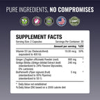 Approved Science VertiSyl - Ginkgo Biloba, Jengibre, Vitamina D3, BioPerine - 60 Cápsulas