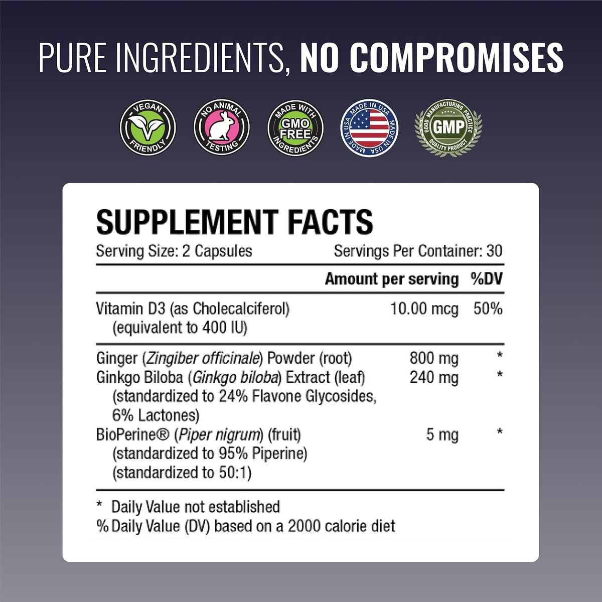 Approved Science VertiSyl - Ginkgo Biloba, – BioPerine: Extracto de pimienta negra que puede mejorar la – Image 4