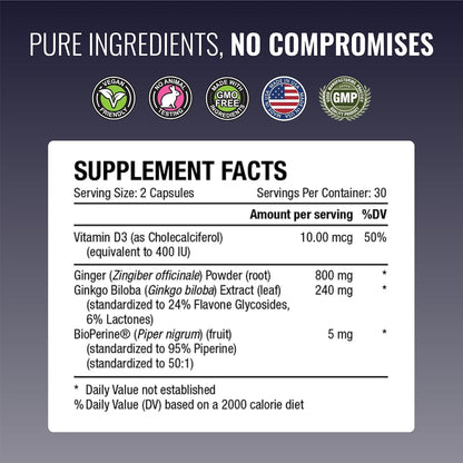 Approved Science VertiSyl - Ginkgo Biloba, – BioPerine: Extracto de pimienta negra que puede mejorar la – Image 4