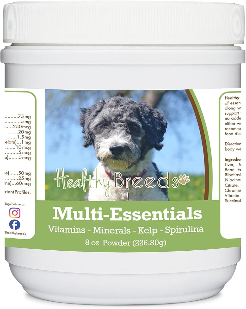 Healthy Breeds Multi-Essentials en Polvo para Perros – Suplemento de Vitaminas, Minerales y Antioxidantes – 227 g