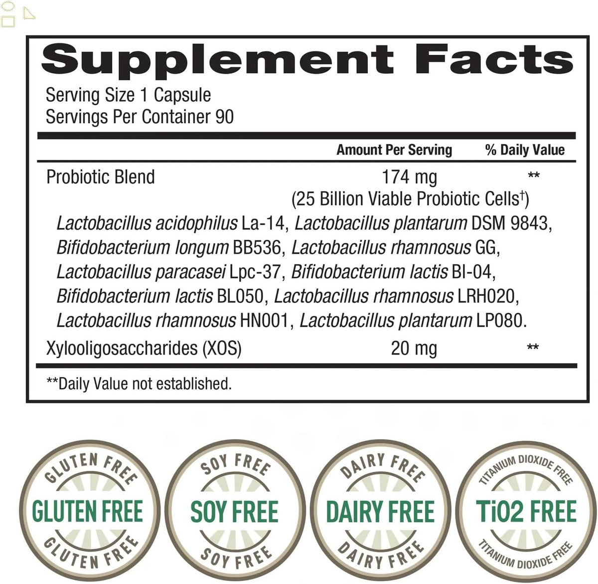OProCyn Tru Nature Women's Daily PROBIOTIC 90 Capsules – Image 2