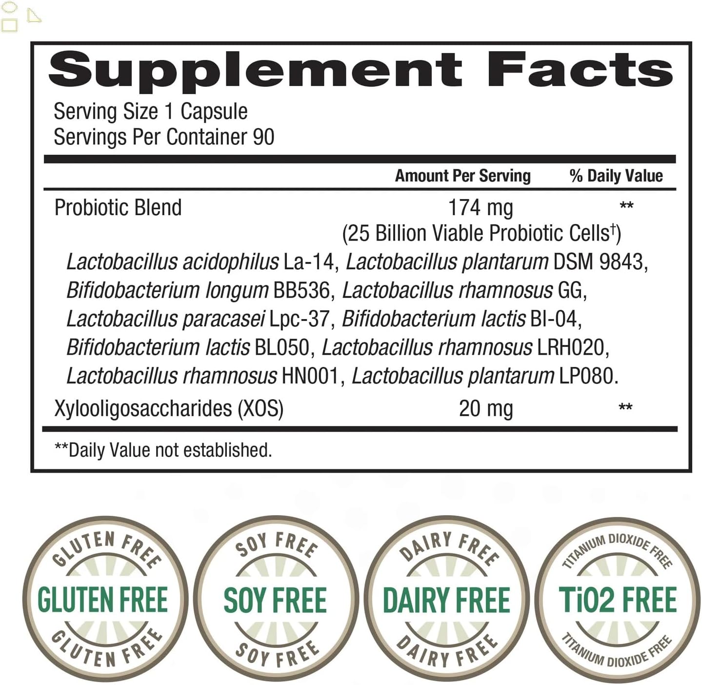 OProCyn Tru Nature Women's Daily PROBIOTIC 90 Capsules