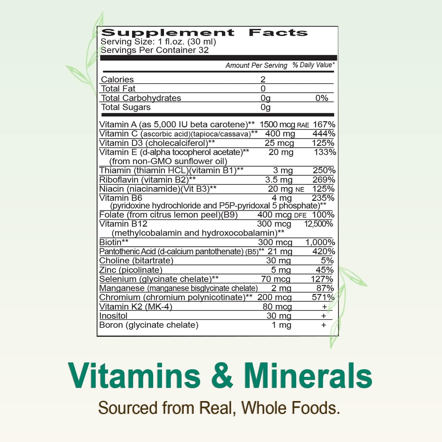 Vital Earth Minerals Super Multi - Multivitamínico Líquido con Ácido Fúlvico, 2 Pack de 946 ml + Vaso de 30 ml