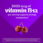 Vitafusion Extra Strength Vitamin B12 Gummies - 90 Gominolas de Vitamina B12, Sabor Cereza