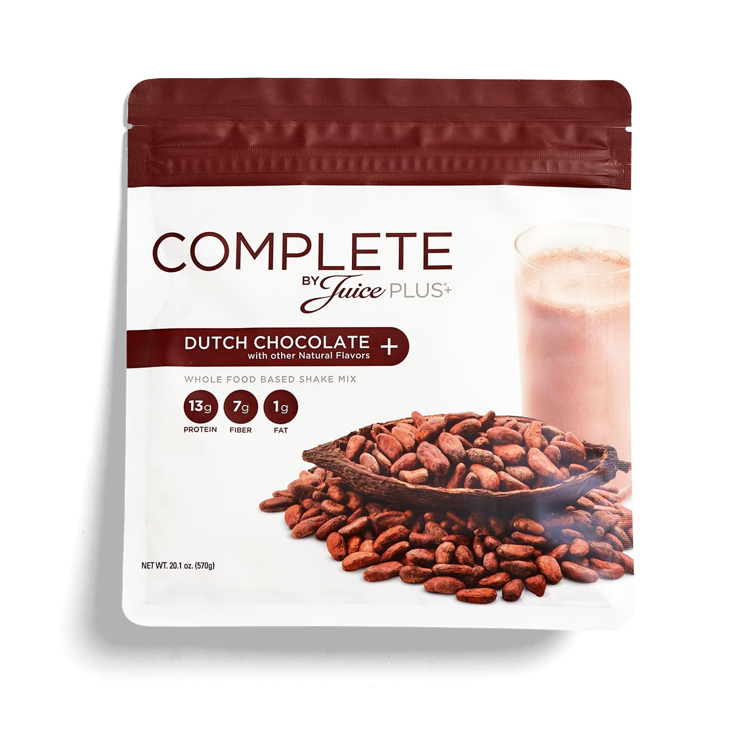 Juice Plus+ Complete Batido de Proteínas Vegetales Dutch Chocolate - 30 raciones