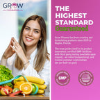 grow vitamin Multivitamínico Diario para Mujeres - 24 Vitaminas y Minerales - 60 Cápsulas - 2 Meses de Suministro