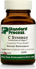 Standard Process C Synergy - Suplemento de vitamina C a base de alimentos integrales - 90 comprimidos