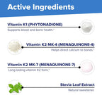 Superior Source Advanced Triple K - Bone Supplement with Vitamins K1 and K2 - 30 Instant Dissolve Tablets