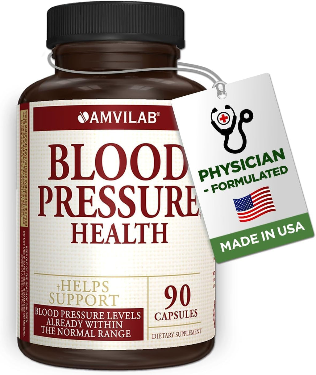 Blood Pressure Health de AMVILAB - Apoyo a la Presión Arterial - 90 Cápsulas
