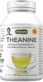 L-Teanina 200 mg – 60 Cápsulas – ANDREW LESSMAN