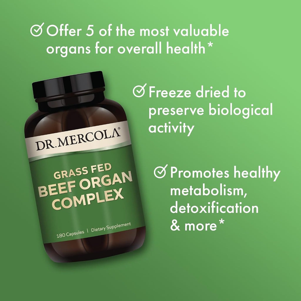 Dr. Mercola Complejo de Órganos de Res - 180 Cápsulas