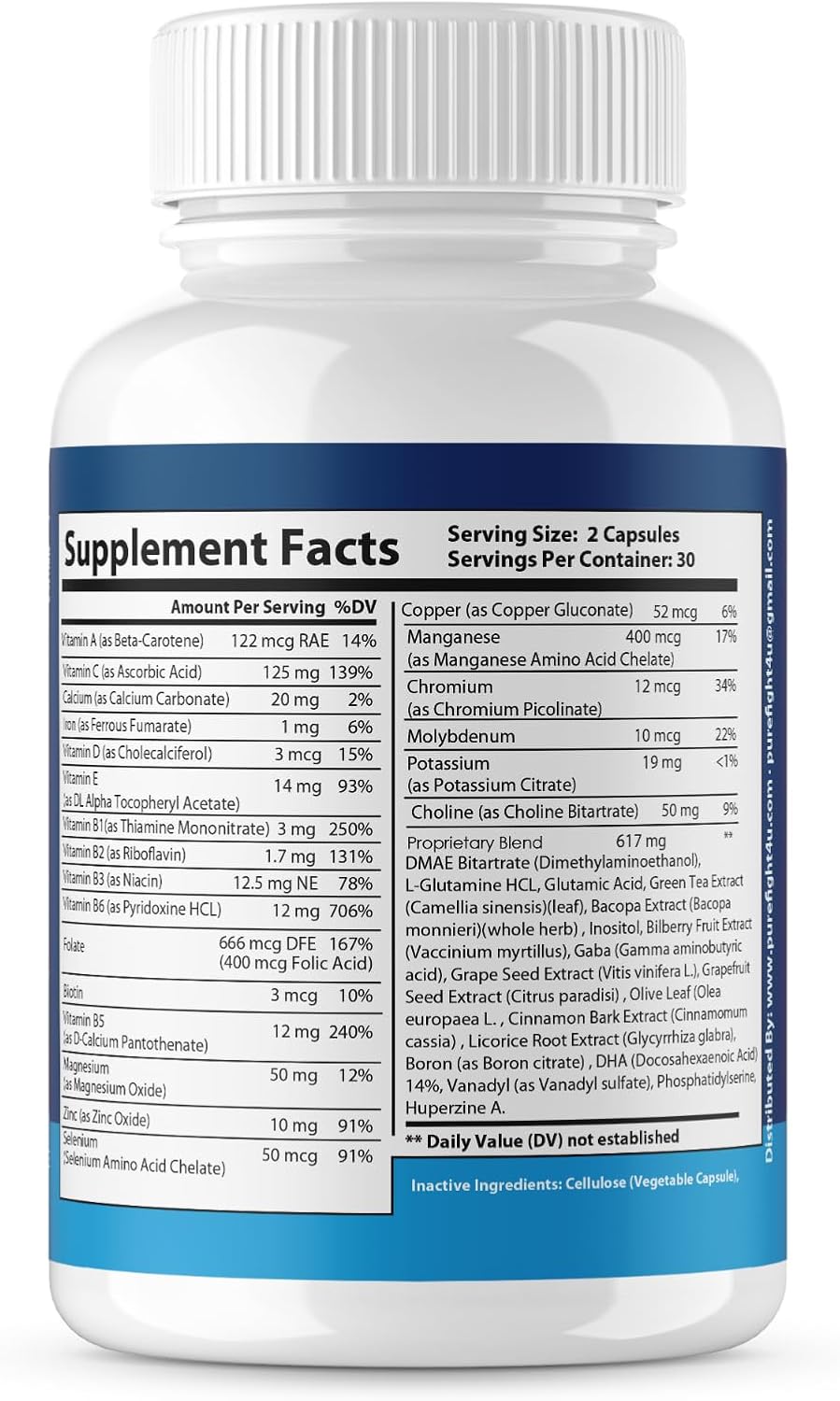 Reawaken Advanced, Apoya la Función Cerebral, Suplemento Dietético, Fórmula para Estimular el Cerebro | 60 Cápsulas