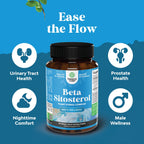 Complejo de Esteroles Vegetales con Beta-Sitosterol - 500 mg de Beta-Sitosterol y Esteroles - Suplemento para la Salud del Corrobón y la Próstata - 30 Cápsulas