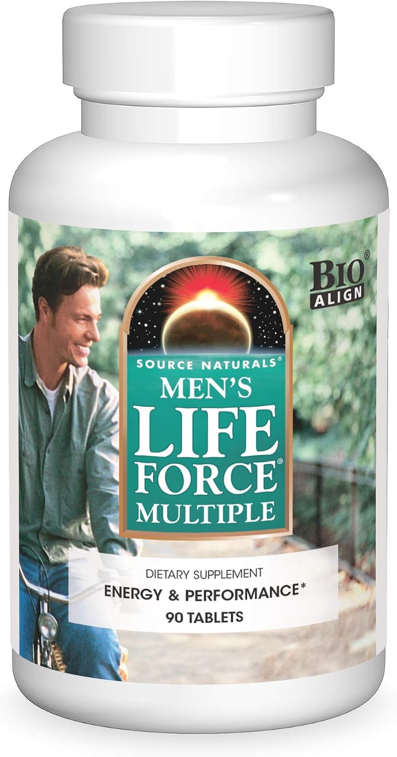 Source Naturals Men's Life Force Multivitamínico Diario para Hombres - 180 Comprimidos