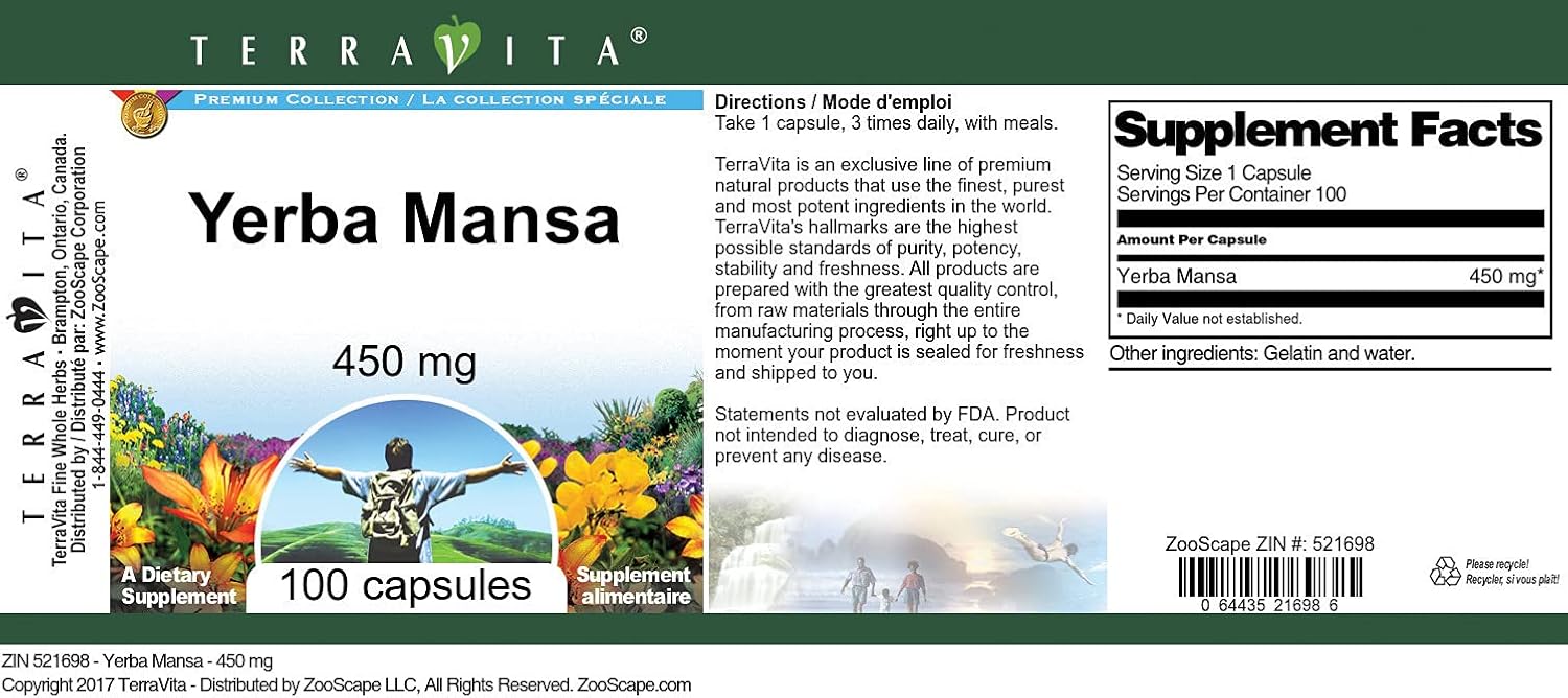 Yerba Mansa 450 mg – 100 Cápsulas