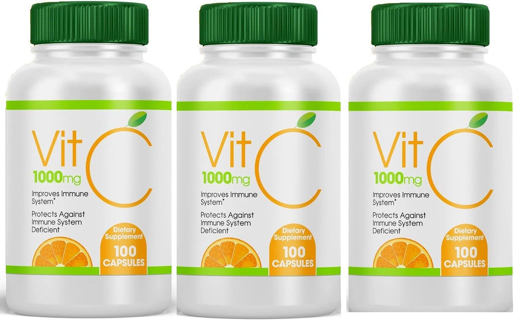 Vitamina C 1000 mg - 300 Cápsulas (3 Envases) - Natural Lab