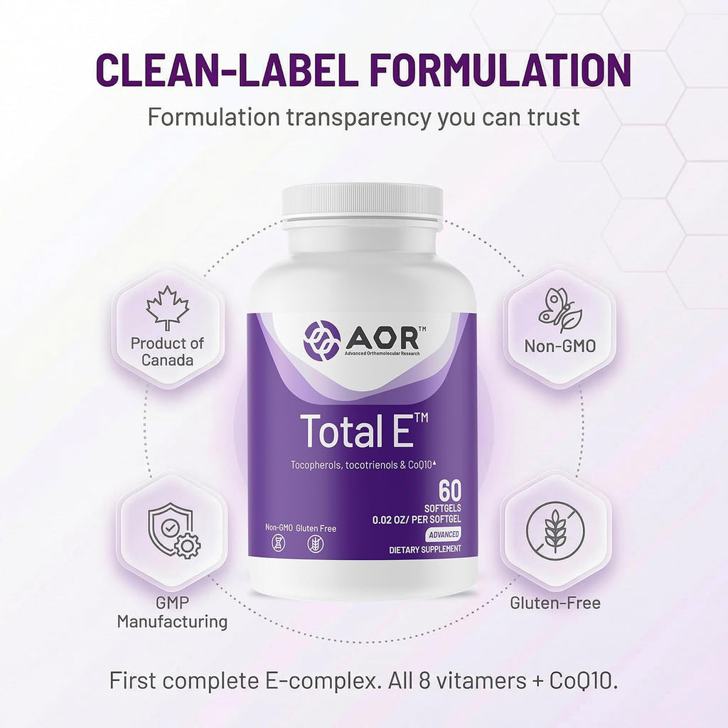 AOR Total E 445 mg, 60 Softgels