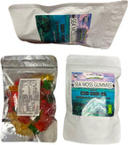 Sea Moss Gummies - Irish Sea Moss con Bladderwrack y Burdock Root | Vegano y Orgánico