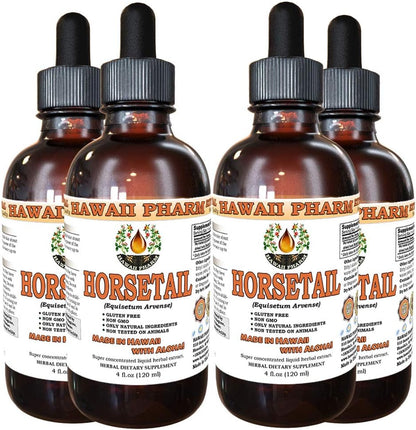 Hawaii Pharm Extracto Líquido de Cola de Caballo (Equisetum arvense) - 4x118 ml – Image 1