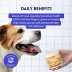 Wonder Paws Polvo de Cola de Pavo Orgánico para Perros – 60 g (2.12 oz)