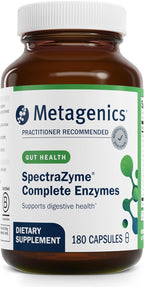 Metagenics SpectraZyme Enzyme Complex - Plant-Based Digestive Enzymes - 60 Capsules
