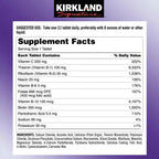 Kirkland Signature One Per Day Super B-Complex with Electrolytes, 500 comprimidos