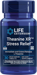 Life Extension Theanine XR – L-Teanina, 30 Comprimidos