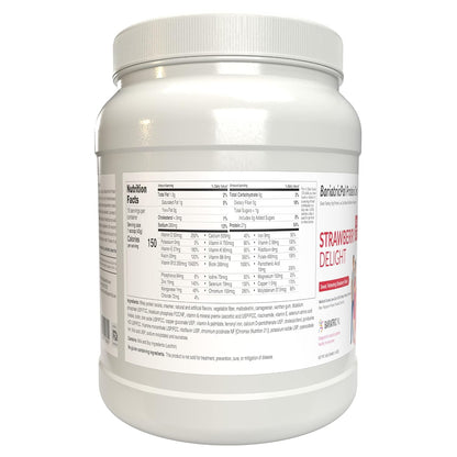 Protein ONE Complete Meal Replacement con Multivitaminas, Calcio y Hierro - BariatricPal - Fresa (15 raciones) – Image 3