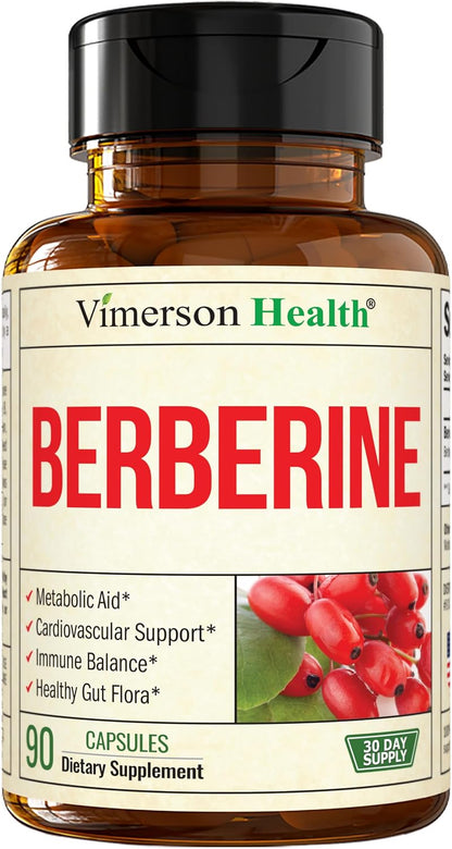Vimerson Health Berberine 1800mg - Complemento de Berberina de Alta Potencia para el Apoyo Metabólico y Cardiovascular – Image 1