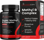 Complejo B Metilado - Suplemento de Vitaminas B con Metilfolato y Metilcobalamina, 30 Cápsulas