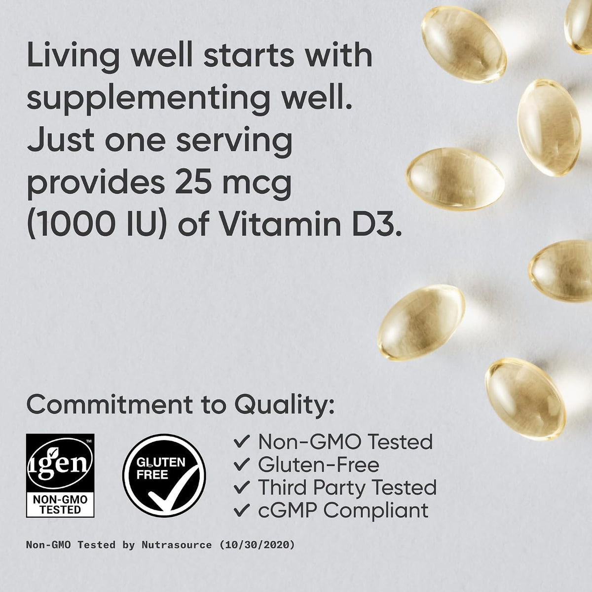 Sports Research® Vitamina D3 1000 UI con – Funcionamiento del sistema inmunitario: Apoya las defensas naturales – Image 4