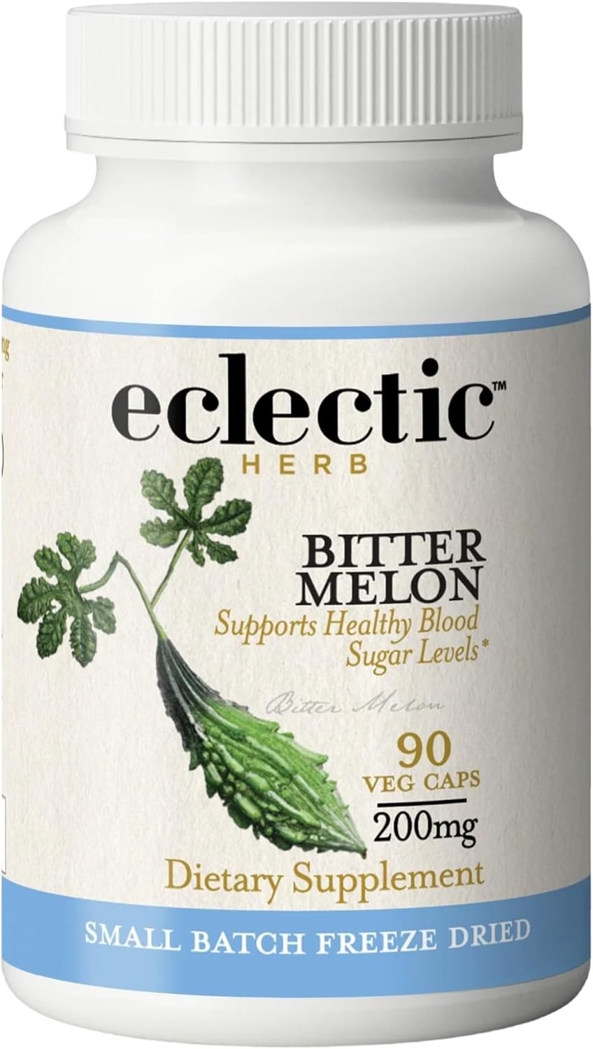 Eclectic Herb - Melón Amargo en Cápsulas (90 cápsulas, 200 mg)