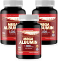 Dr.K&C Mega Albumin Proteína 1000mg, 3 Botellas (180 Comprimidos cada una)