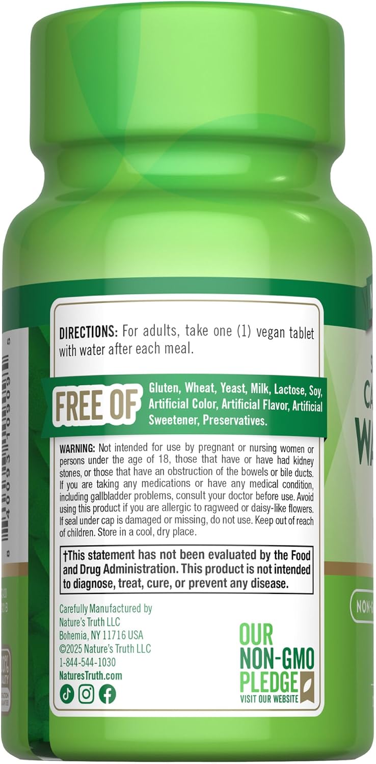 Nature's Truth Super Strength Water Pill con Potasio (90 comprimidos) - Vegano, Sin Gluten