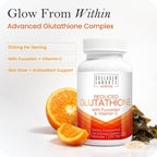Complejo Avanzado de Glutatión 500mg con Fucoidan y Vitamina C, 60 Cápsulas
