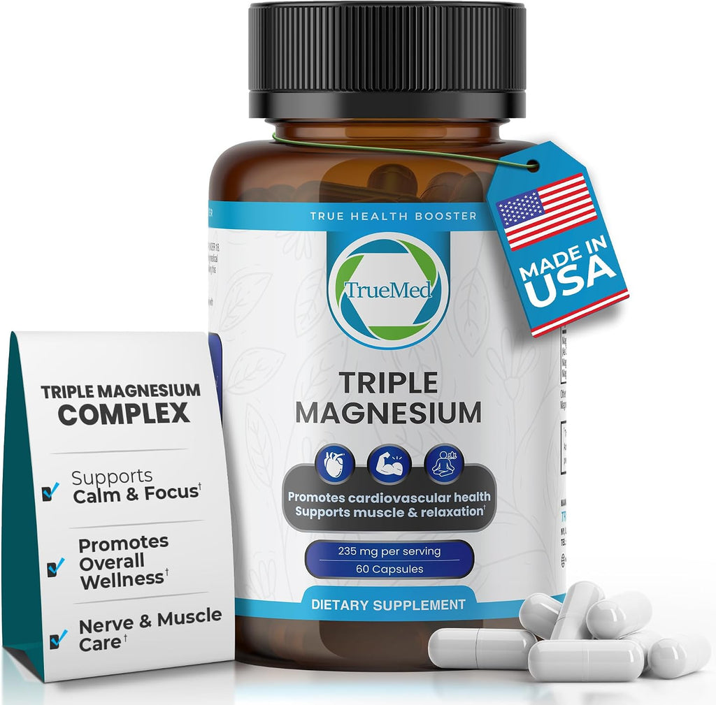 TRUEMED Malato de Magnesio 1350mg – 90 Cápsulas