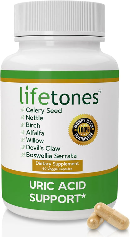 Life Tones Limpieza y Soporte de Ácido Úrico – 60 Cápsulas Veganas – Image 1