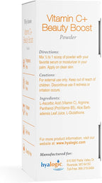 Hyalogic Vitamina C+ Polvo de Belleza - Polvo facial con vitamina C, 6 g