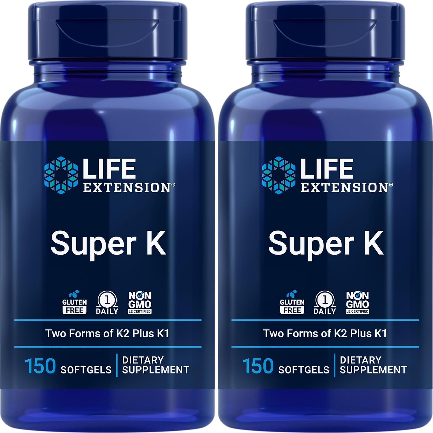 Life Extension Super K, 90 Cápsulas blandas (Paquete de 2)
