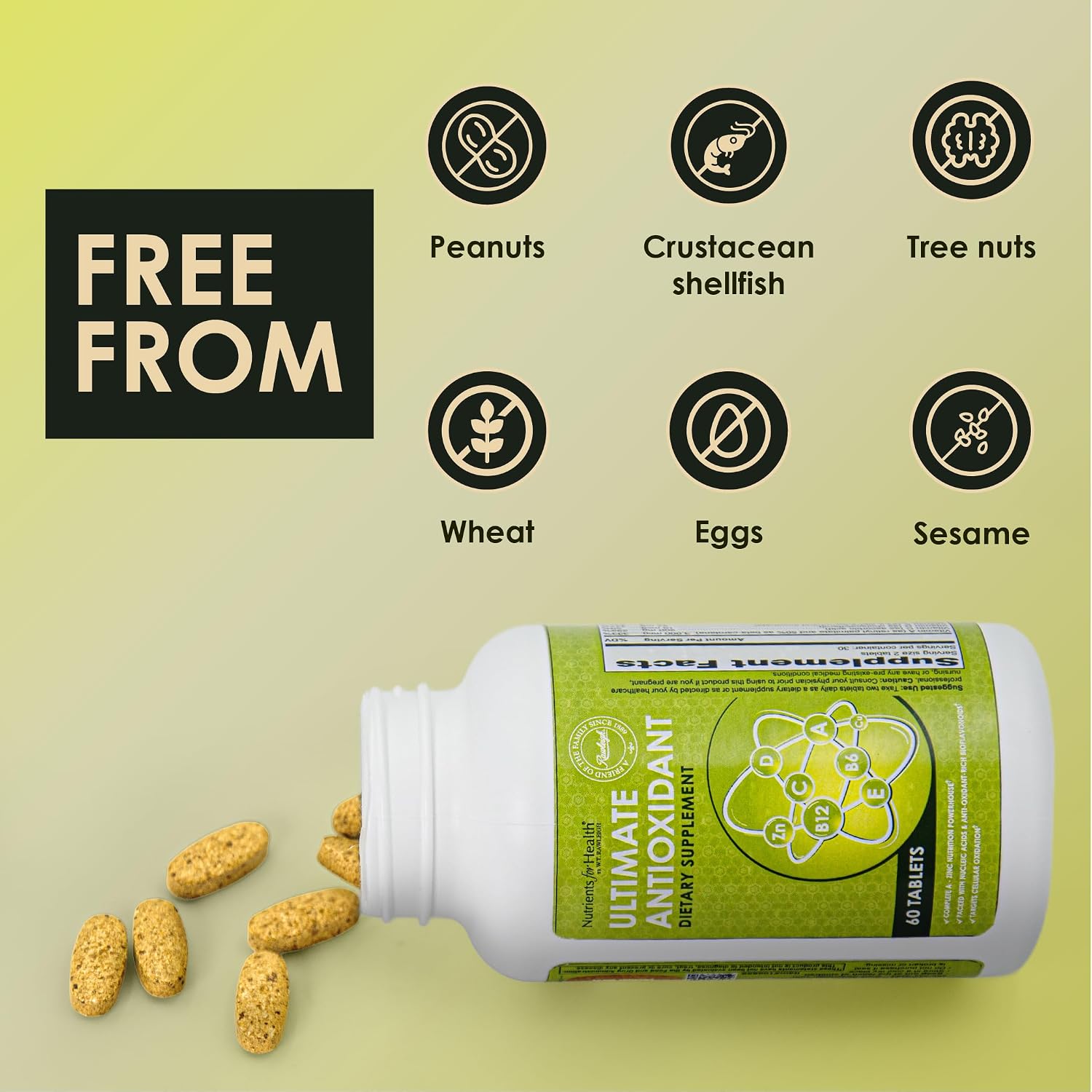 Rawleigh All-in-One Daily Nutrition Complex – Multivitamínico con Antioxidantes, Enzimas y CoQ10